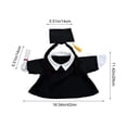 thumbnail image 3 of Ouuluon Porch Goose Outfits Cute Goose Clothing Set, 23 inch Multicolor Outfit with Accessories for Lawn Porch Garden Pool Party Decor, 3 of 6
