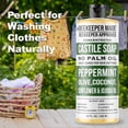 thumbnail image 4 of Beekeeper Made Natural Castile Soap, 32 fl oz | No Palm Oil, 8 Ingredients, Pure Olive, Coconut, & Sunflower Oils, GMO Free, For Sensitive Skin, (Citrus), 4 of 4