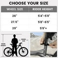 thumbnail image 6 of Tyethy 26 inch Mountain Bike for Womens, 21 Speed with High-Carbon Steel Frame Bike for Adults, Dual Disc Brake, Blue, 6 of 9