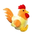thumbnail image 2 of JWQFBC Chicken Plush Decor Comfortable Party Favors Realistic Adorable Ornament Chicken Yellow, 2 of 9