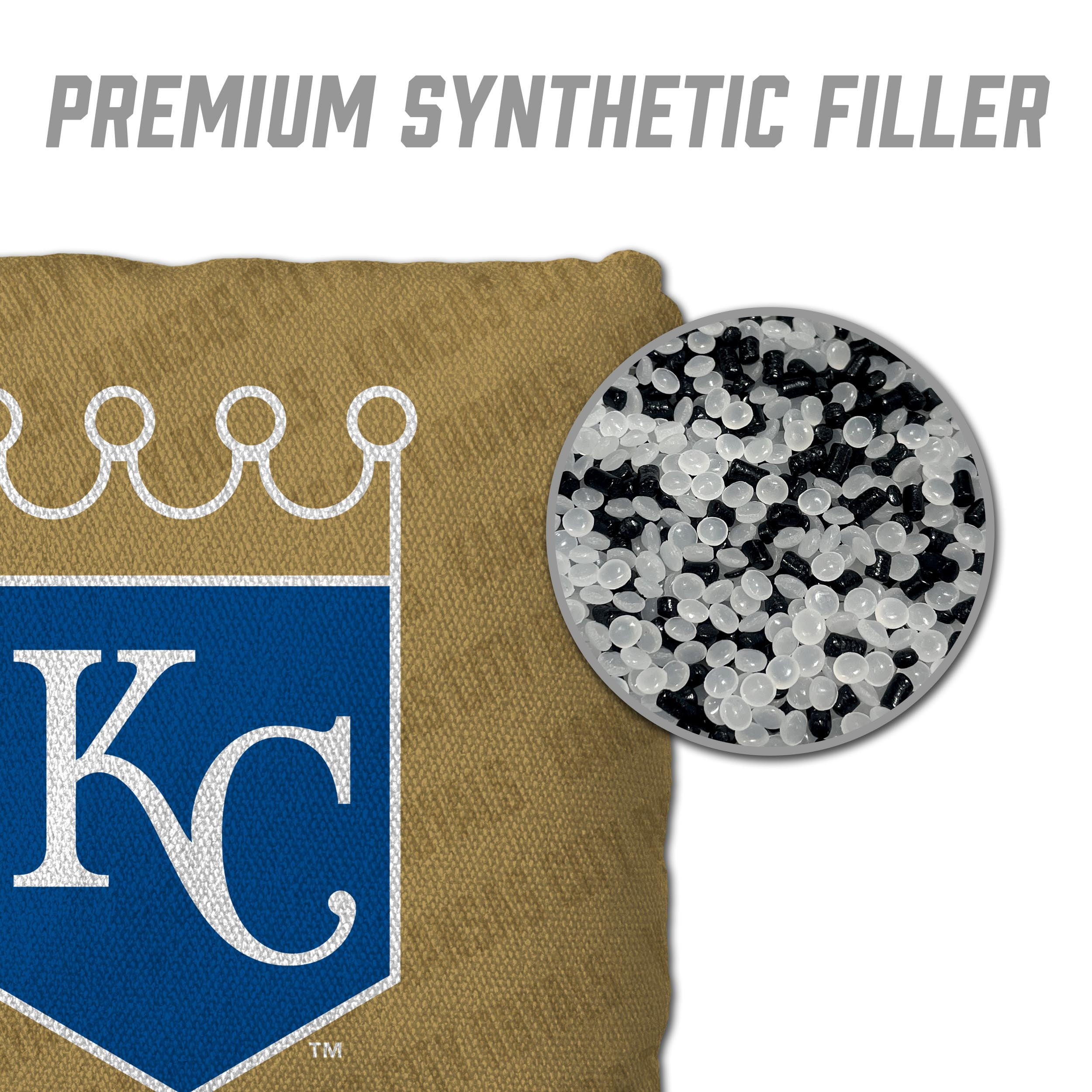 MLB Kansas City Royals Cornhole Bags - 4PK - Gold