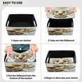 thumbnail image 5 of Wobogo Cartoon Orange Labrador Decorative Folding Storage Basket Set of 2 for Desktop Bedroom Living Room Dressing Table, 5 of 6