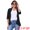 Black, variant on DARING DIVA Womens Open Front 3/4 Sleeve Draped Ruffles Eyelet Cardigans S Grey Green