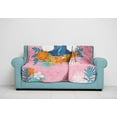 thumbnail image 3 of Lilo and Stitch Tropical Floral Stitch Kids Blanket, 62 x 90, Microfiber, Pink, Disney, 3 of 7