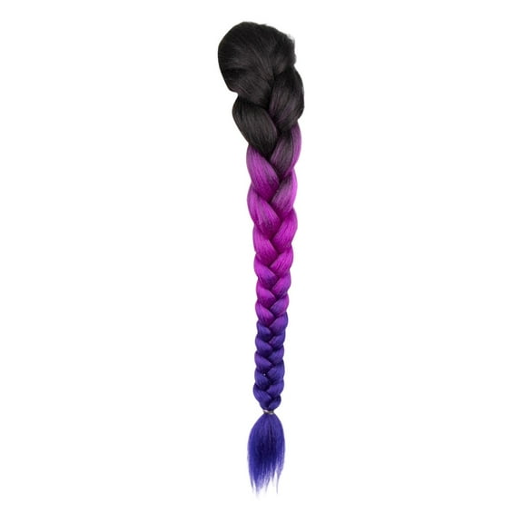Synthetic Braided Drawstring Ponytail Hair Extensions Wrap Around Long Hairpiece For Women Daily Use