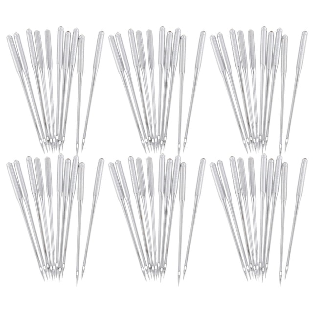 FESTFENDS 100Pcs Vintage Sewing Machine Needles Plated Silver Steel Durable Versatile for Home Sewing and Embroidery Projects