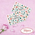 thumbnail image 3 of 50Pcs Mini Merry Christmas Cards Greeting Cards Snowman for Birthday Party, 3 of 9