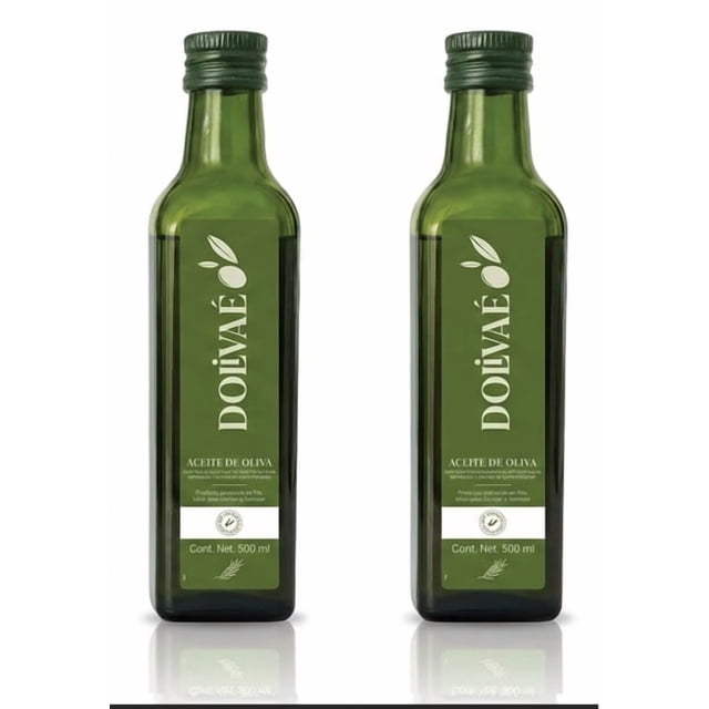 Aceite De Oliva 1 litro. 2x500ml. Dolivaé. Botella de cristal.– Para cocinar. España