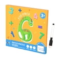 thumbnail image 3 of Rompecabezas de emparejamiento, juguetes Montessori de desarrollo para niños de 3 años para motricidad fina Número, 3 of 9