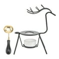 thumbnail image 1 of BEADCEST 1 Set Wax Warmer Melting Spoon Black Plastic Creative Design for Home Decoration, 1 of 8