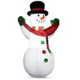 thumbnail image 6 of Gymax 6ft Christmas Inflatable Snowman Holiday Decoration w/ Internal LED Lights, 6 of 10