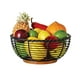 Gourmet Basics by Mikasa Panier de Stockage de Fruits en Corde, 11", Noir – image 3 sur 3