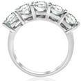 thumbnail image 3 of Pompeii 3ct Diamond Five Stone Wedding Ring 14K White Gold (G/H,I1-I2), 3 of 3