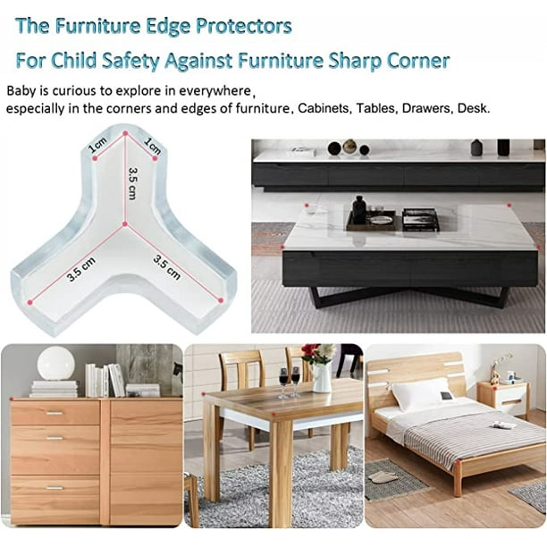 protège coin de table,Protections d'angle pour bébé,Table  autocollante,Protection Contre Les Chocs,pour surfaces de meubles,Enfant