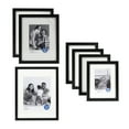thumbnail image 2 of Mainstays Black Matted Multi-Size Gallery Wall Picture Frame Set 7-Piece, 2 of 12