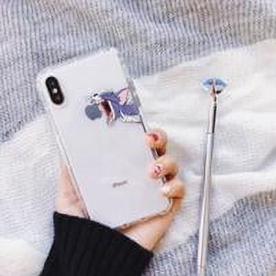 tredstone Couple Cat and Mouse Apple Anti Drop Transparent Phone Case