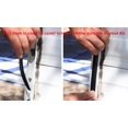 thumbnail image 4 of Inserto de moldura de vinilo para RV de 1.0 in, color negro para RV Camper, remolque, cubierta de tornillo, canalón, canal de esquina, costura exterior, borde del techo, pista resistente (100 pies), 4 of 5
