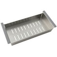 thumbnail image 1 of Stylish Stainless-Steel Colander for 16" Sink Opening with Non-slip Handle A-02, 1 of 9