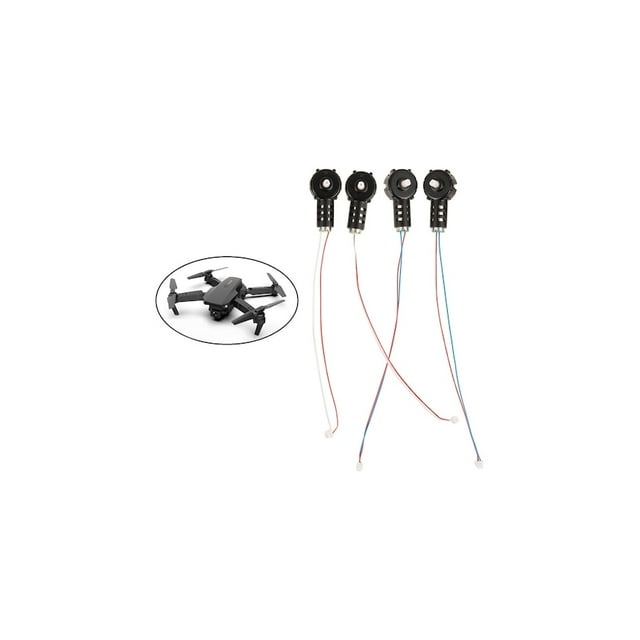 Suntek E88 Pro Drone Replacement Motor Kit - 2 Clockwise & 2 Counterclockwise Motors with 4 Mounting Bases for Repair and Spare Parts