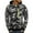 Grey, variant on Hoodies Sweatshirt For Men Camouflage Zipper Pullover Long Sleeve Hooded Sweatshirt Tops Blouse