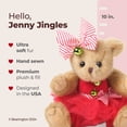 thumbnail image 2 of Bearington Jenny Jingles Christmas Plush, 10 Inch Teddy Bear Stuffed Animal, Ballerina Teddy Bear, 2 of 6
