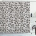 thumbnail image 1 of Ambesonne Pine Cone Shower Curtain, Twigs Spruces Christmas, 69"Wx84"L, Warm Taupe Dark Brown, 1 of 3