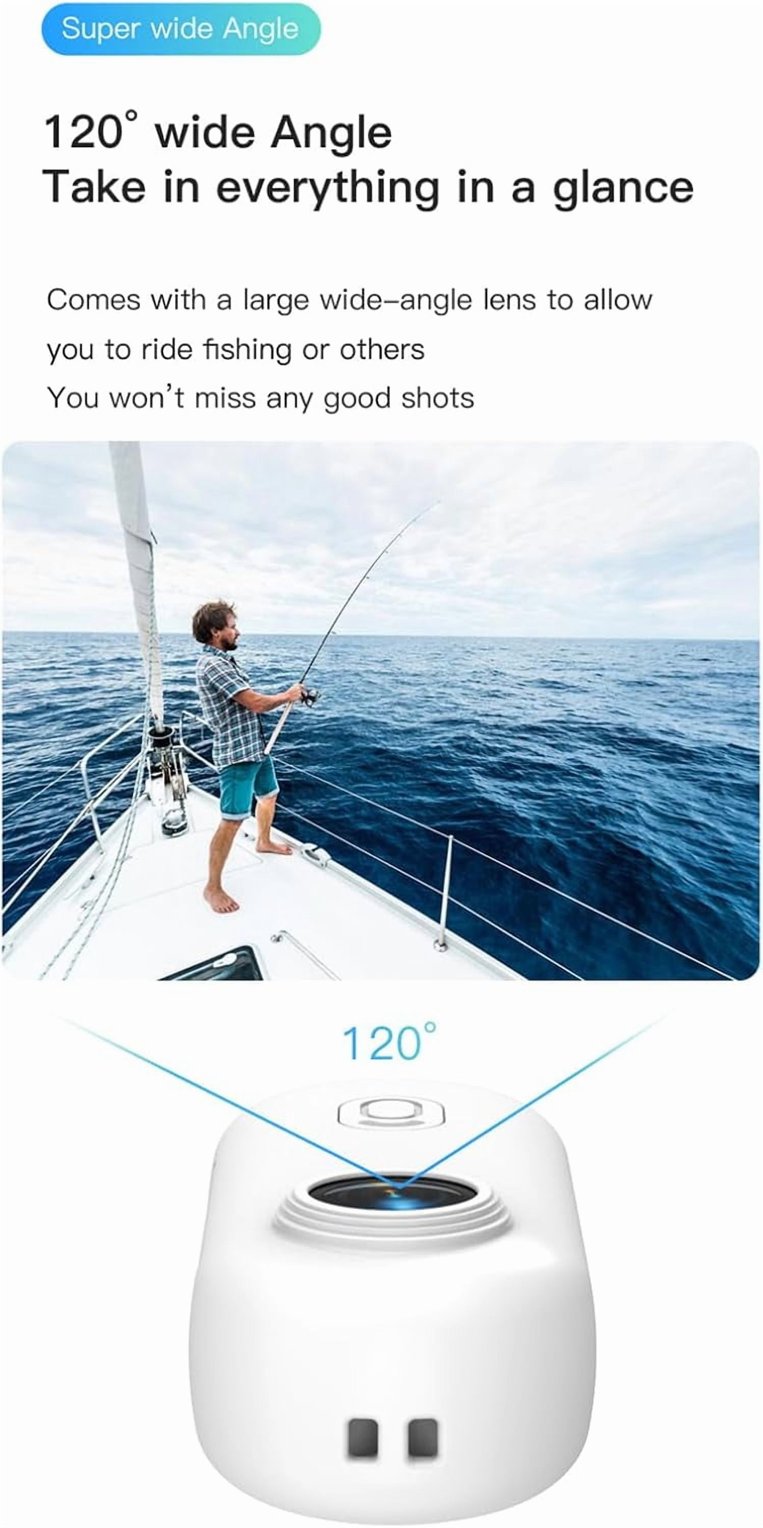 2026 Upgraded HD Action Camera, 360° Motorcycle Camera with 1080P/4K Video, Mini Wearable Body Cam for Vlogging and Diving with Mounting Accessories