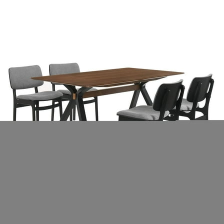 Laredo Lima 5 Piece Black Dining Set