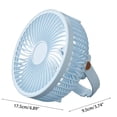 thumbnail image 5 of CEORPER Outdoor Ceiling Fan Hiking Camping USB Powered Brushless Motor for Tent Fan, 5 of 20