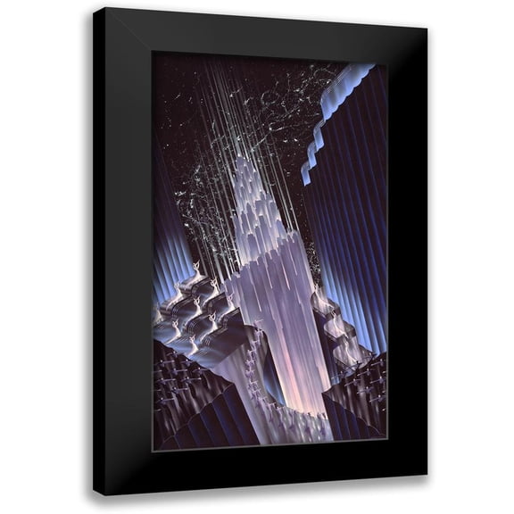 Hoppe, Robert 10x14 Black Modern Framed Museum Art Print Titled - Evening Extravaganza