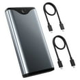 thumbnail image 2 of M.2 SATA NVME Dual Protocol SSD Enclosure Dual Bay SATA&NVME SSD Case 10Gbps USB Type C SSD Case M.2 Hard Disk Box, 2 of 8