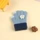 thumbnail image 1 of Guantes para niños, cálidos, de invierno, con forro polar, gruesos, de cinco dedos, multidedos, para niñas, de dedos completos, resistentes al frío, 1 of 6