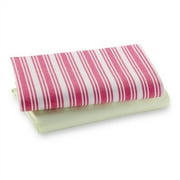 Girls Stripes/plaids 2 Pk Crib Shts