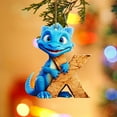thumbnail image 3 of Lwlmwt Christmas Tree Decoration,8CM Christmas 26-letter Pendant,Personalized Dinosaur Christmas Ornament,Unique Customized Funny Gift for DIY Craft Christmas Ornaments, 3 of 5