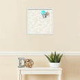 thumbnail image 3 of PinPix 18x18 Custom Cork Bulletin Board White Sand Poster Board Has a Fabric Style Canvas Finish, Framed in White Sand, by ArtToFrames (PinPix-1880), 3 of 5