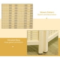 thumbnail image 4 of HOMCOM 6 Ft 4 Panel Room Divider, Folding Bamboo Privacy Screens, Natural, 4 of 10