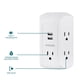 thumbnail image 2 of Protector contra sobretensiones Philips SPS5002WA/37 de 5 salidas y 2 USB-A, color blanco, 2 of 6