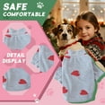 thumbnail image 4 of GASTROPOD Dog Sweater,Gray Turtleneck Knit Dog Clothes,Heart Pattern Indoor Outdoor Winter Dog Clothes for Small Dogs,Style1, 4 of 7