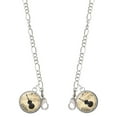 thumbnail image 1 of Silvertone Domed Music - Cello Silvertone Face Mask Necklace, 1 of 2