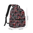 thumbnail image 2 of Salouo Red And Blue Cars Print Laptop Backpack 16.5'' Daypack Carry On Backpack for Men Women Outdoor Bag Laptop Sleeve and Dual for Weekender/Business/Hiking-One Size, 2 of 6