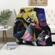 thumbnail image 1 of Manta polar de Pesadilla antes de Navidad, súper suave y acogedora, manta de franela ligera y cómoda, manta de felpa cálida para sofá, cama, 40 x 60 pulgadas, 1 of 5
