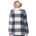 thumbnail image 3 of White Mark Women's Plaid Shacket, 3 of 6
