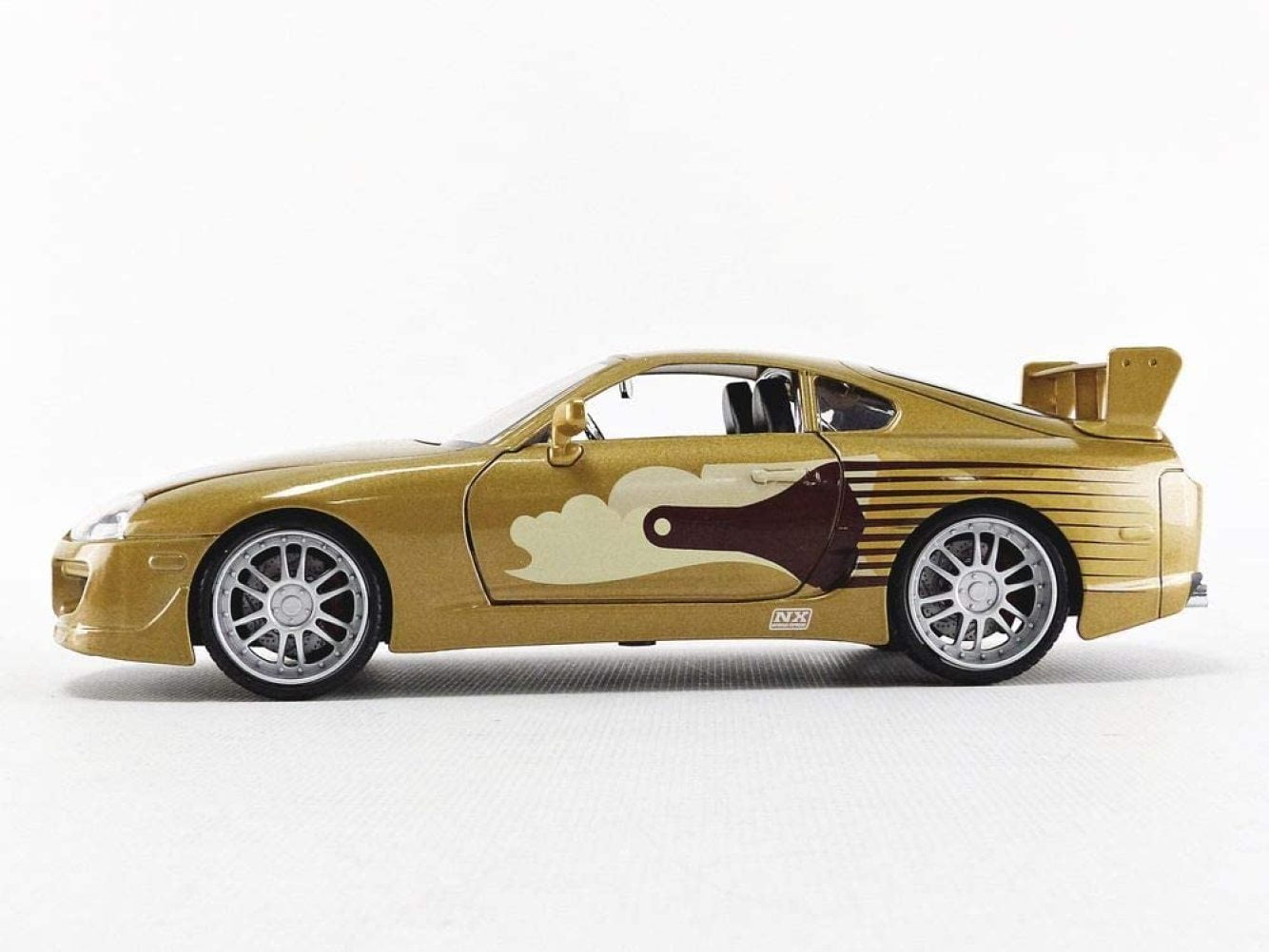 Jada Fast 2 Furious Slap Jack's Toyota Supra Die-Cast Collectible Toy Vehicle Car - Gold with Decals - 1: 24 Scale - Copper