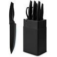 thumbnail image 2 of GEREMF-Kitchen Knife Set with Knife Block,7-Piece Kitchen Knife Block Set, Knife Set with Block with Built-In Sharpening Block,Dishwasher Safe, 2 of 4