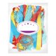 thumbnail image 4 of Suministros de fiestas para bebés de 3 PC para el primer cumpleaños Circus Carnival Tema Colorido Banner Cake Flag Gat Gat de un año de cumpleaños de un año, 4 of 6