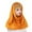Yellow, variant on FhsagQ Hats Mens Hats Adjustable Hydrotherapy Headscarf Makeup Bath Towel Sports Headscarf Silk Lined Winter Hats for Women Xl Winter Hats for Women Set Mittens Wool One Size