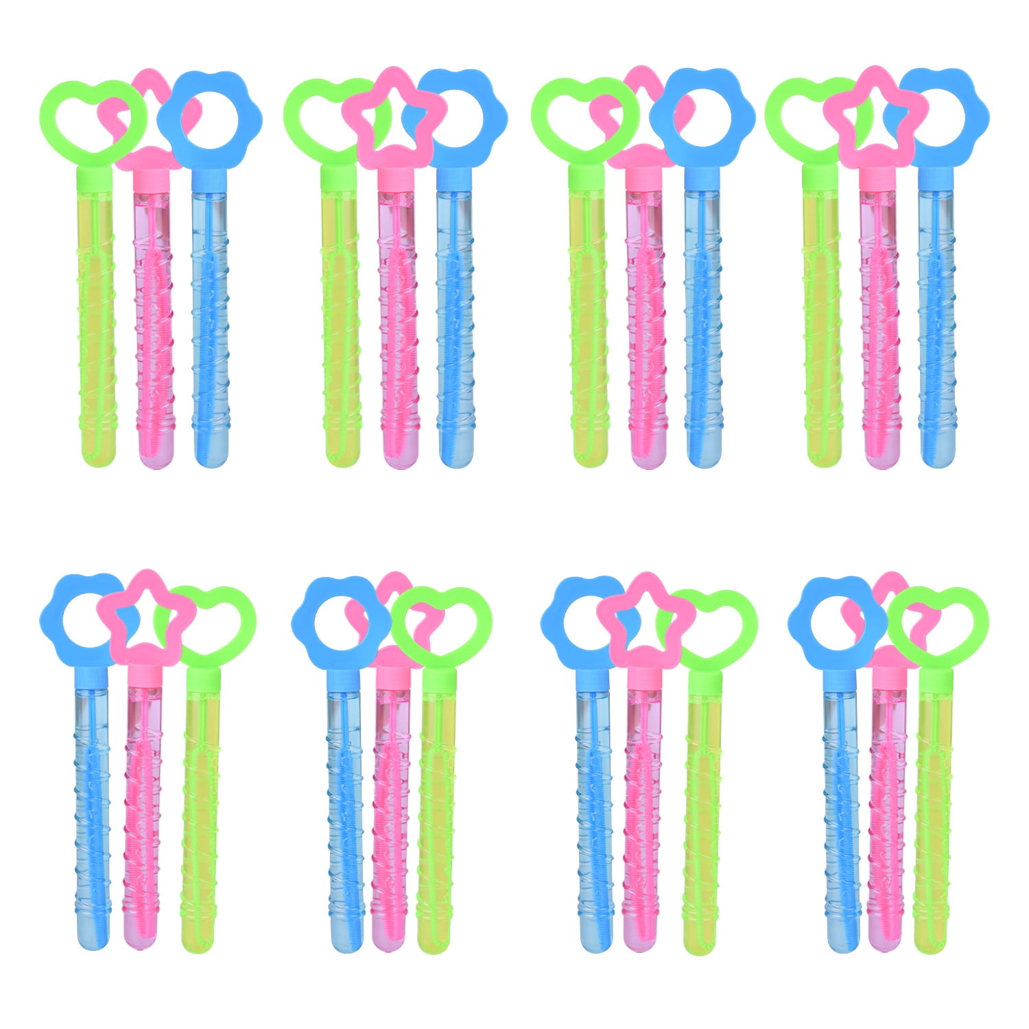 10 Inch Bubble Wand for Kids ,24 Assorted Party Favors for Blowing