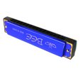 thumbnail image 3 of Bee Print 16 Holes Harmonica Mouth Organ Blue, 3 of 5