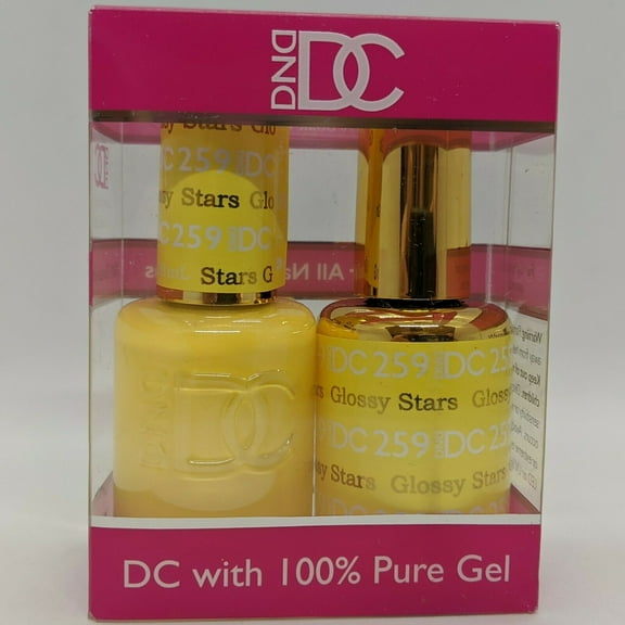 DND - DC Duo Soak off Gel & Matching nail polish, #259 - Glossy Stars