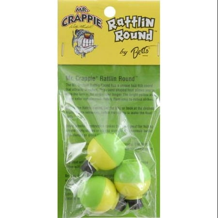Mr. Crappie Rattlin Round Float (Best Floats For Crappie Fishing)